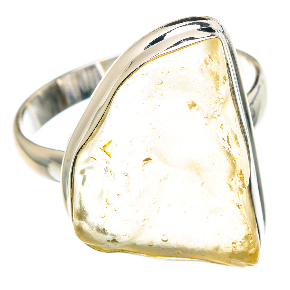 Libyan Glass Rings handcrafted by Ana Silver Co - RING89390 - Photo 2