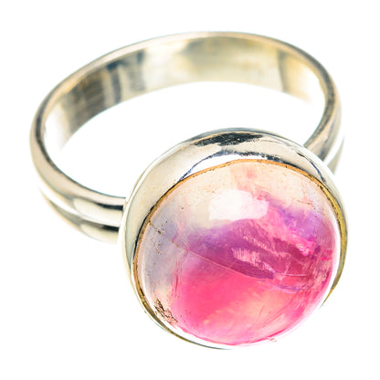 Pink Moonstone Rings handcrafted by Ana Silver Co - RING89391