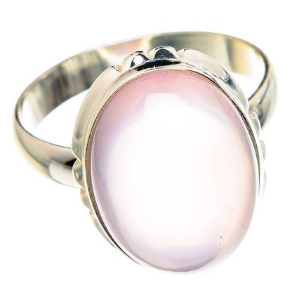 Rose Quartz Rings handcrafted by Ana Silver Co - RING89393