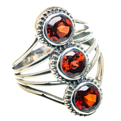 Garnet Rings handcrafted by Ana Silver Co - RING89395