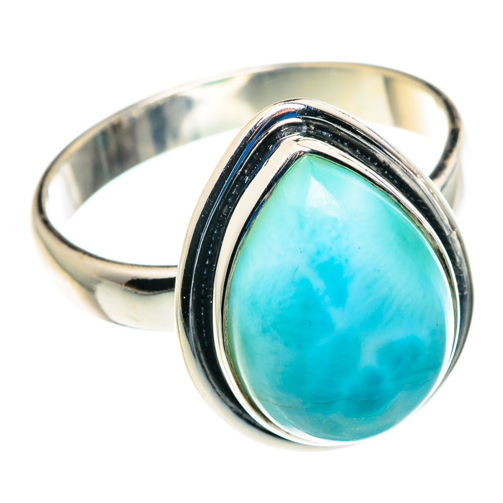 Larimar Rings handcrafted by Ana Silver Co - RING89410