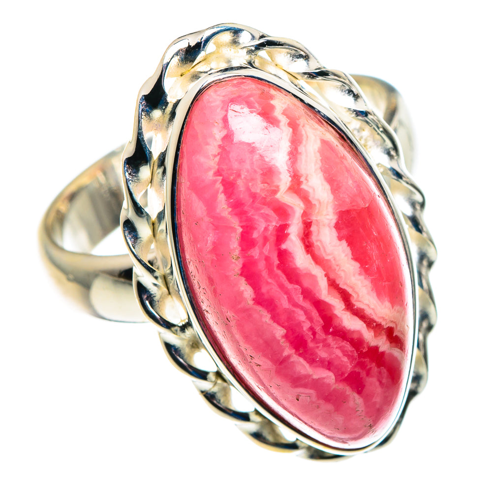 Rhodochrosite Rings handcrafted by Ana Silver Co - RING89428