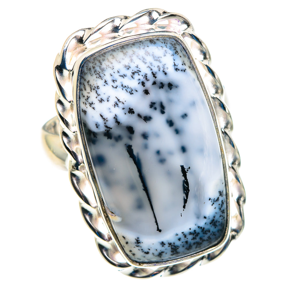 Dendritic Opal Rings handcrafted by Ana Silver Co - RING89437