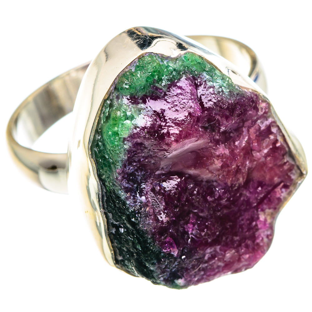 Ruby Zoisite Rings handcrafted by Ana Silver Co - RING89439