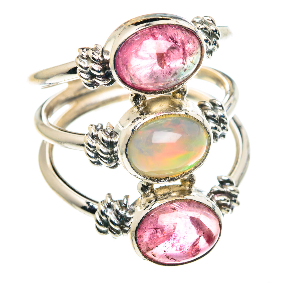 Ethiopian Opal Rings handcrafted by Ana Silver Co - RING89440