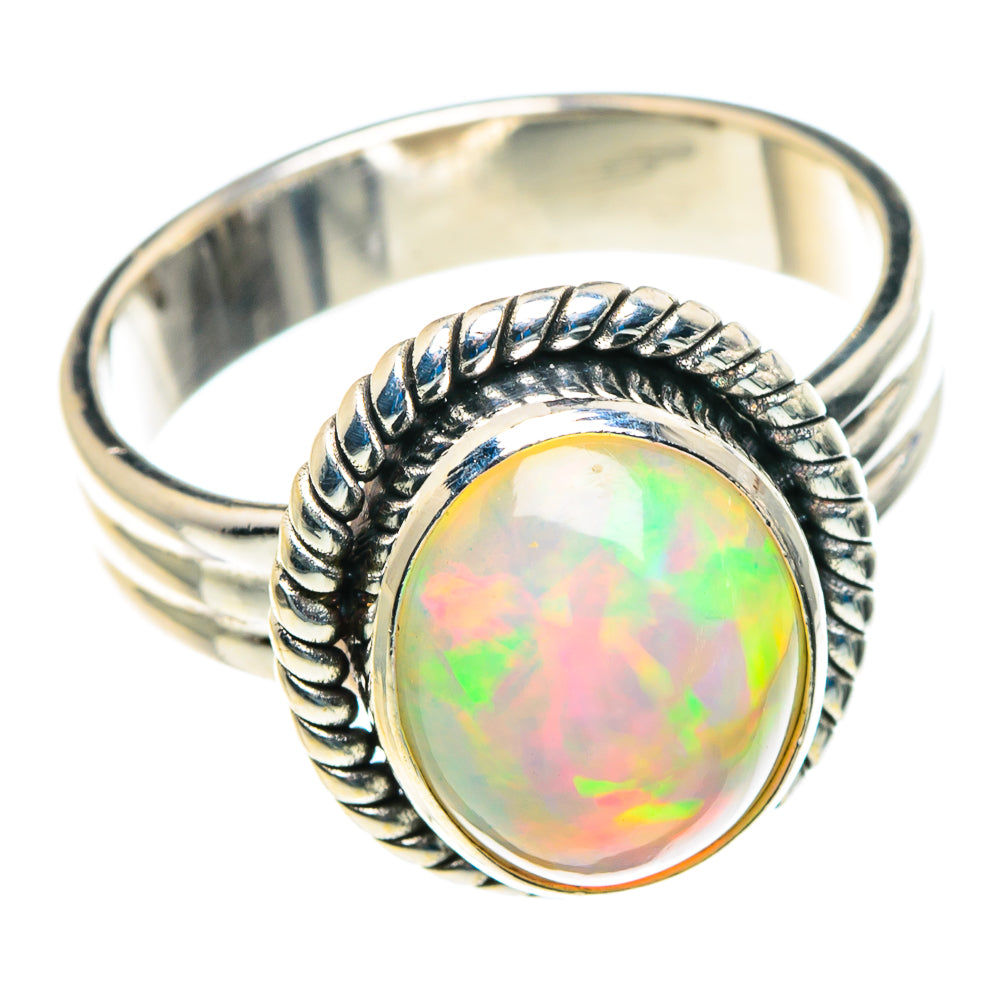 Ethiopian Opal Rings handcrafted by Ana Silver Co - RING89441