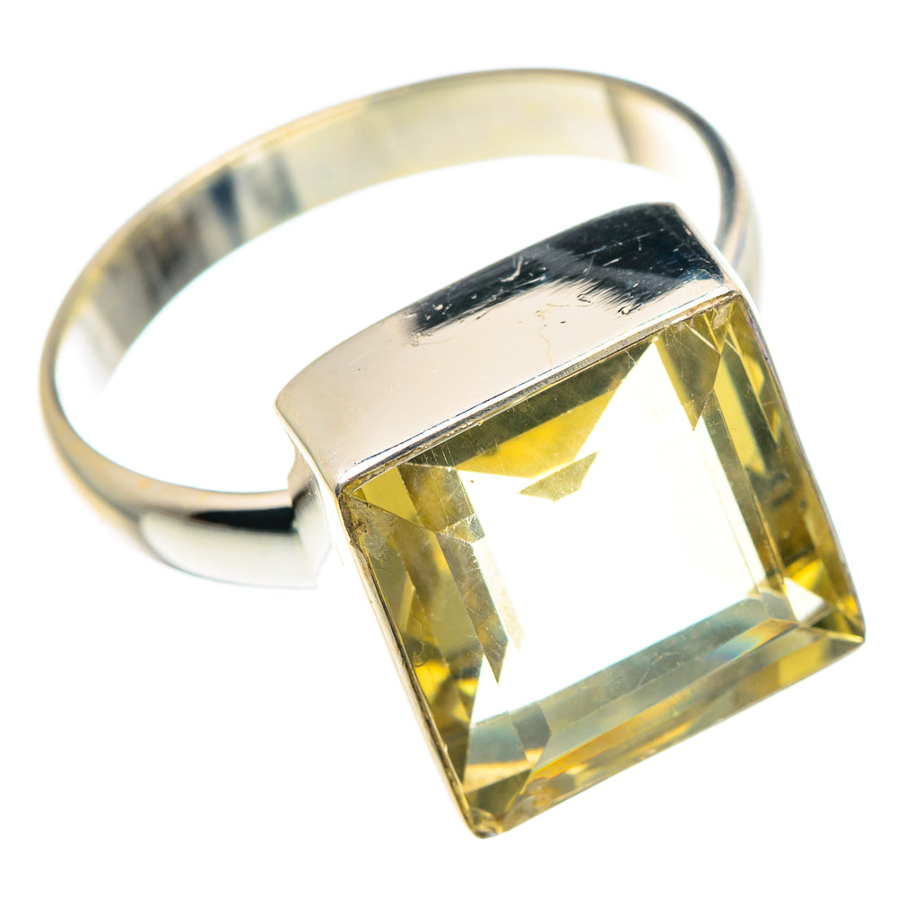 Lemon Quartz Rings handcrafted by Ana Silver Co - RING89443