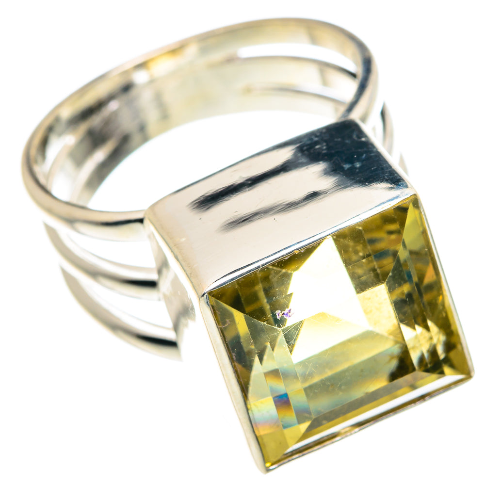 Lemon Quartz Rings handcrafted by Ana Silver Co - RING89444