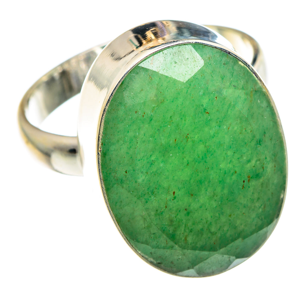 Green Aventurine Rings handcrafted by Ana Silver Co - RING89452