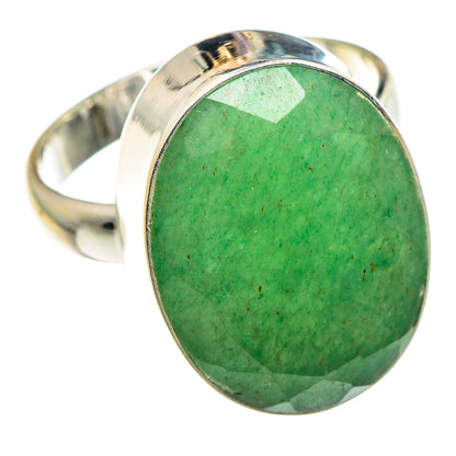 Green Aventurine Rings handcrafted by Ana Silver Co - RING89452