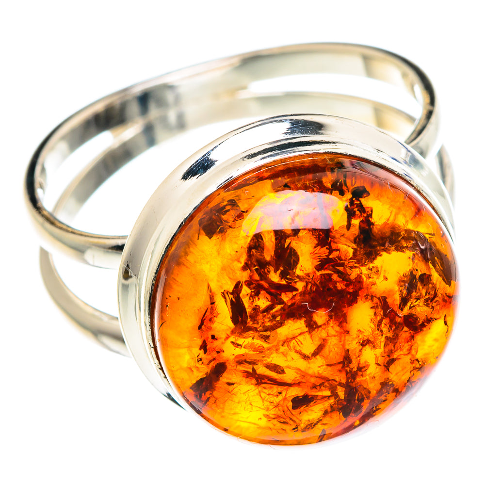 Baltic Amber Rings handcrafted by Ana Silver Co - RING89456