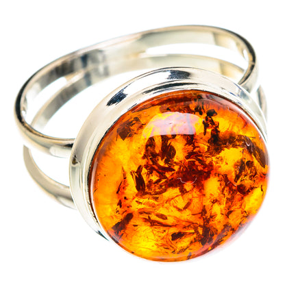 Baltic Amber Rings handcrafted by Ana Silver Co - RING89456