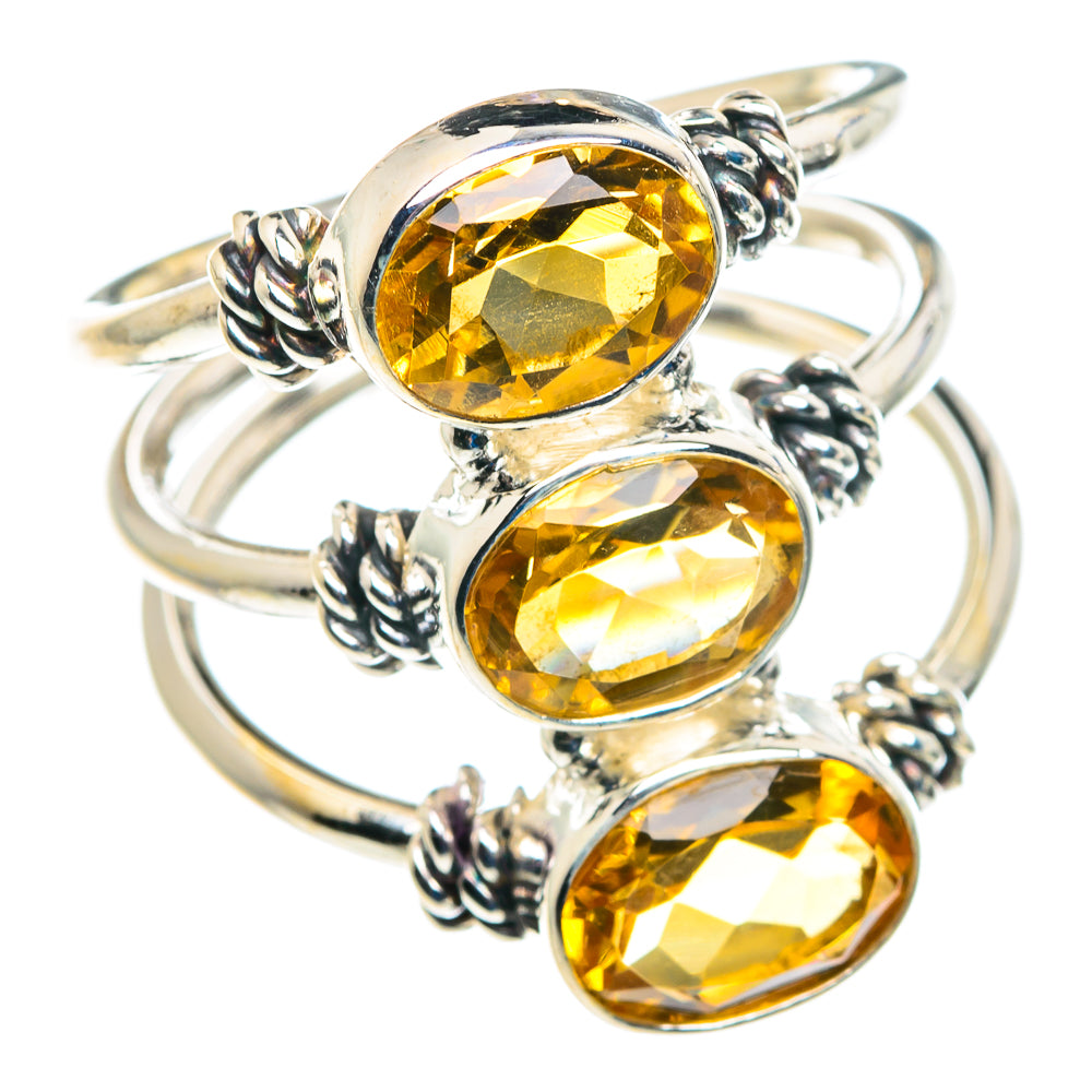 Citrine Rings handcrafted by Ana Silver Co - RING89457