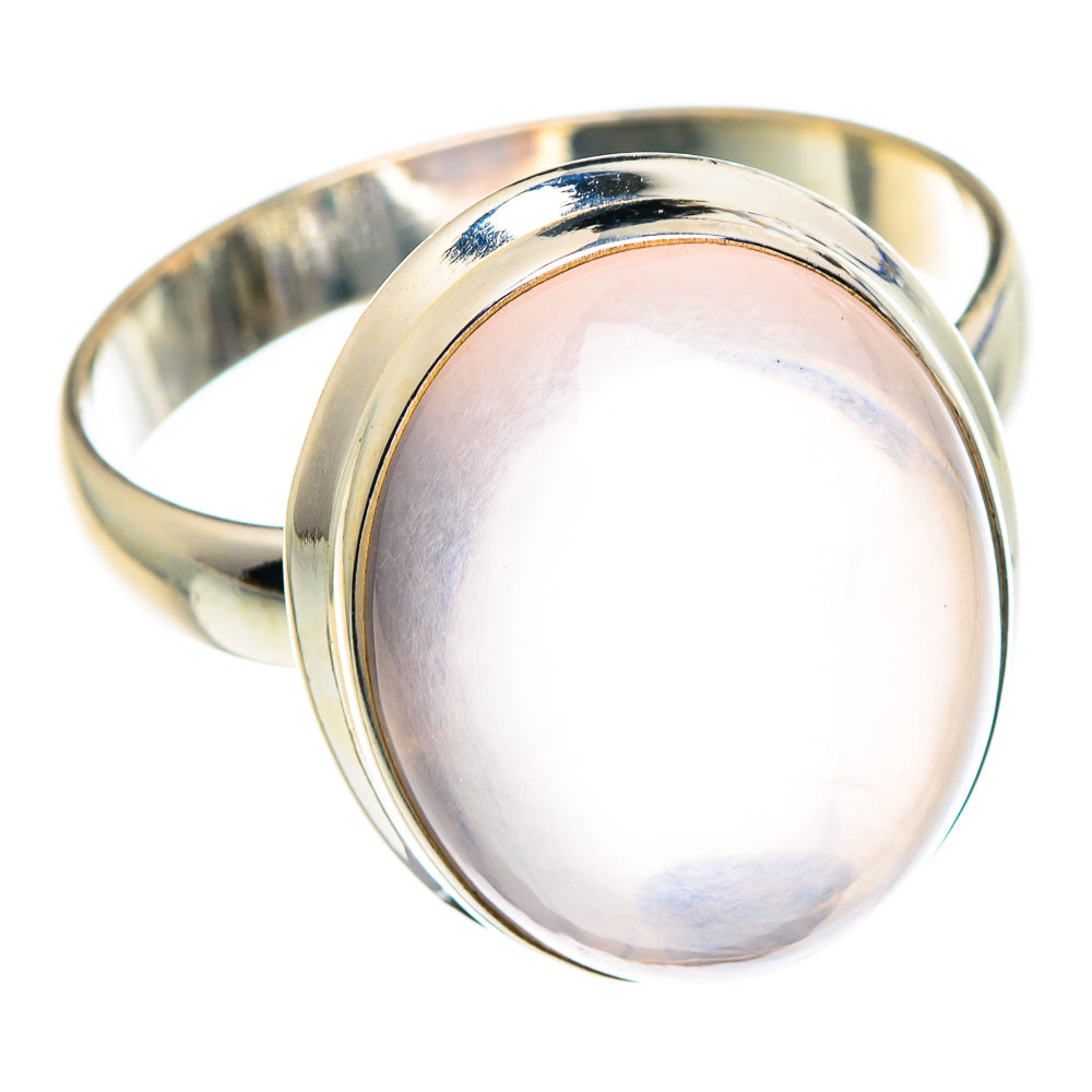 Rose Quartz Rings handcrafted by Ana Silver Co - RING89461