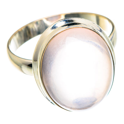 Rose Quartz Rings handcrafted by Ana Silver Co - RING89461