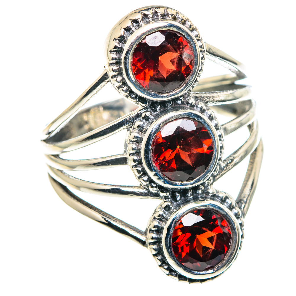 Garnet Rings handcrafted by Ana Silver Co - RING89463
