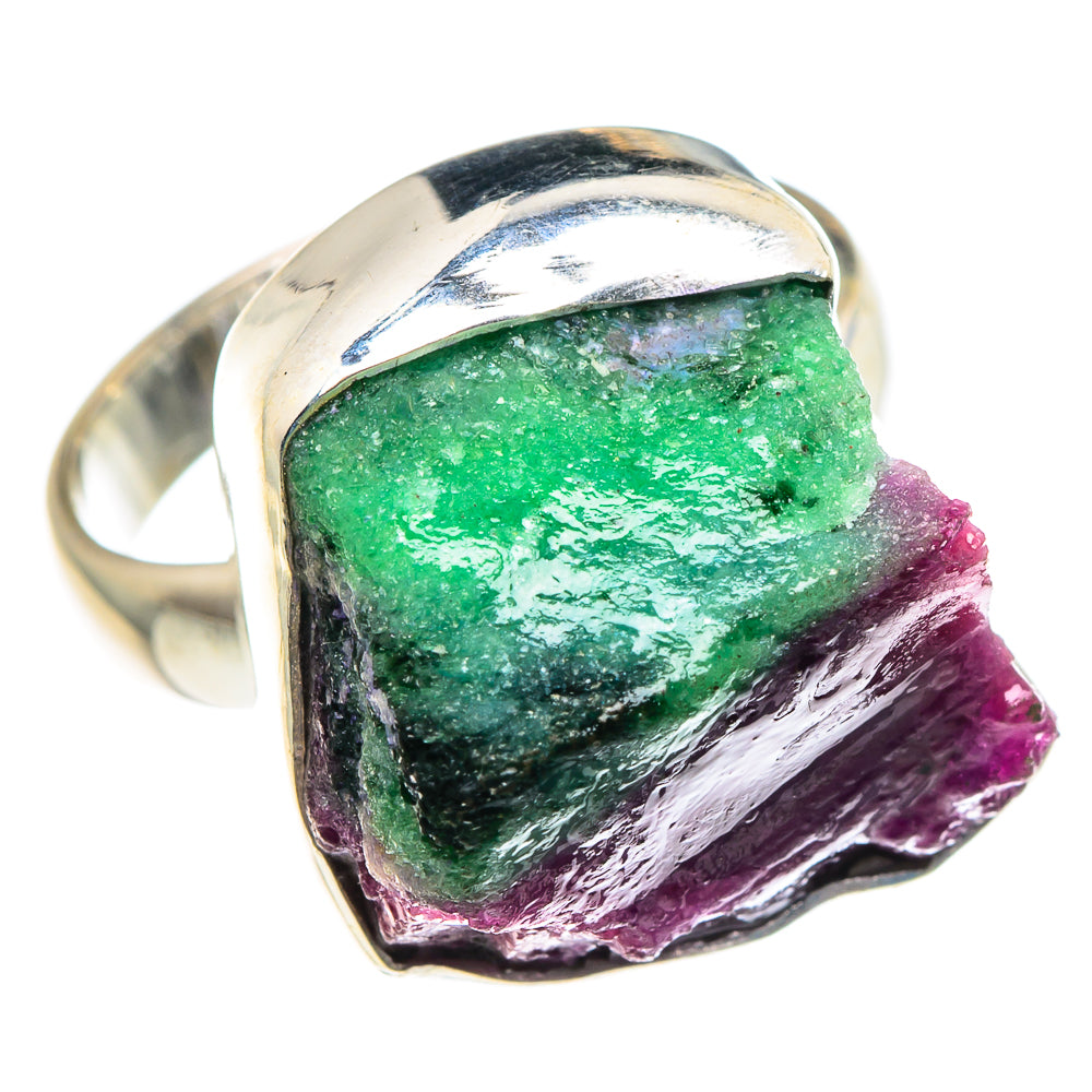 Ruby Zoisite Rings handcrafted by Ana Silver Co - RING89472