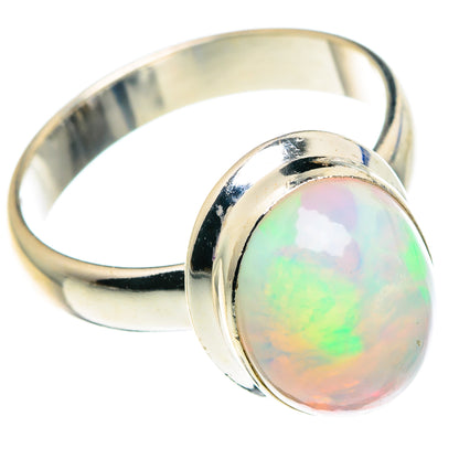Ethiopian Opal Rings handcrafted by Ana Silver Co - RING89474
