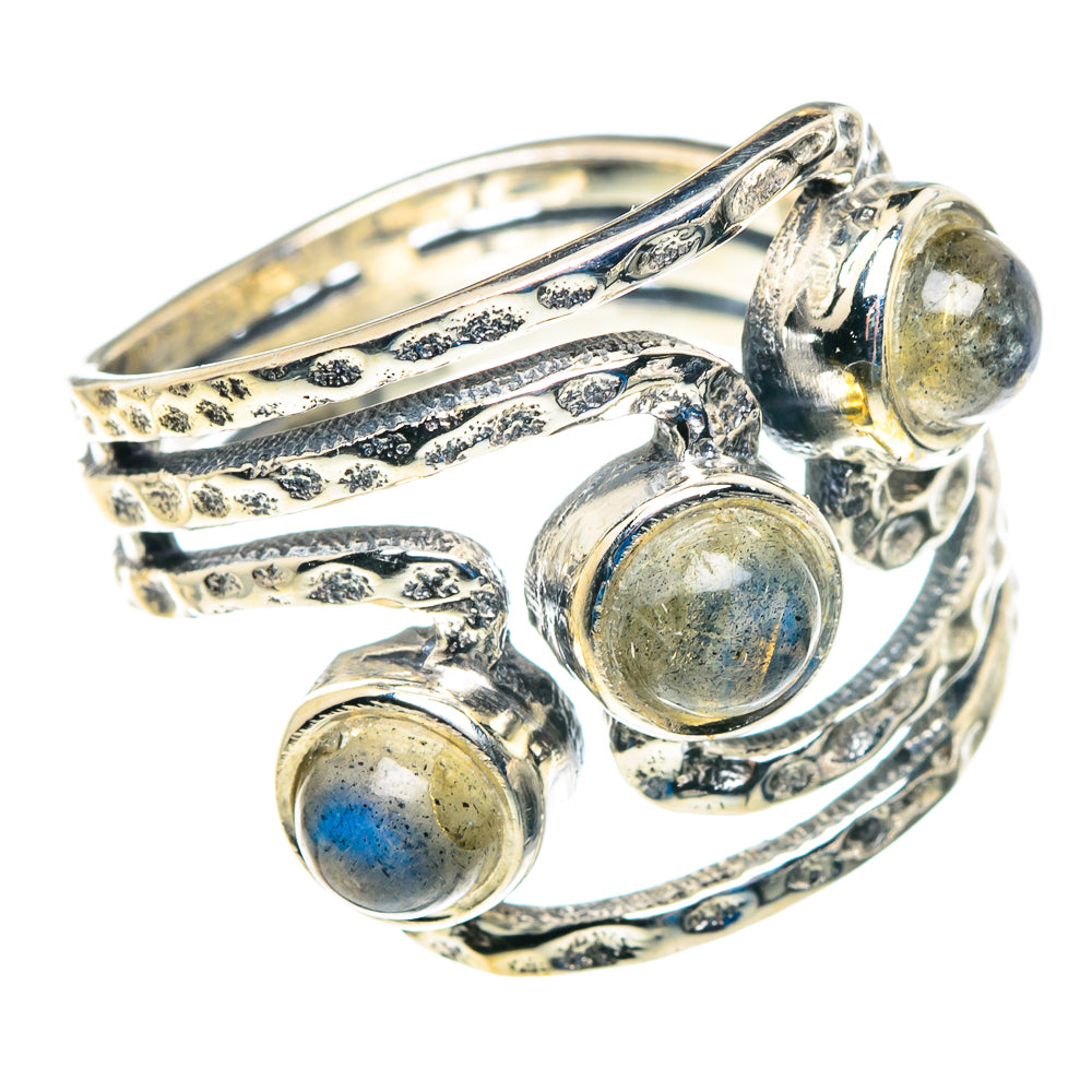 Labradorite Rings handcrafted by Ana Silver Co - RING89482