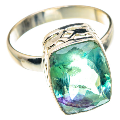 Green Fluorite Rings handcrafted by Ana Silver Co - RING89484