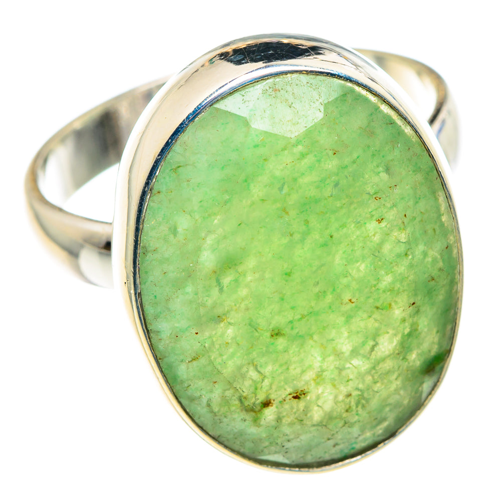 Green Aventurine Rings handcrafted by Ana Silver Co - RING89487