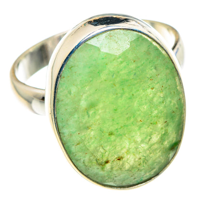 Green Aventurine Rings handcrafted by Ana Silver Co - RING89487