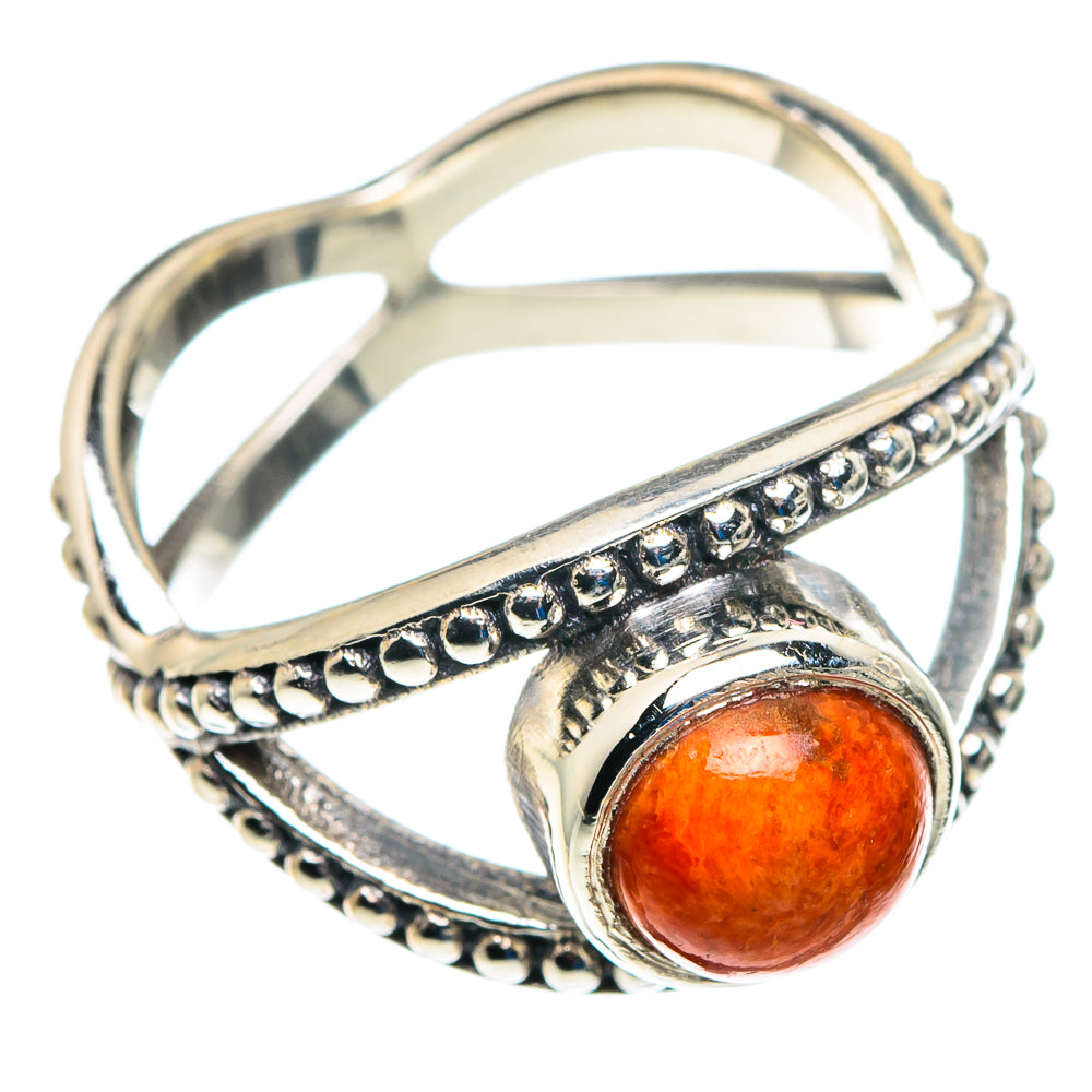Sponge Coral Rings handcrafted by Ana Silver Co - RING89489