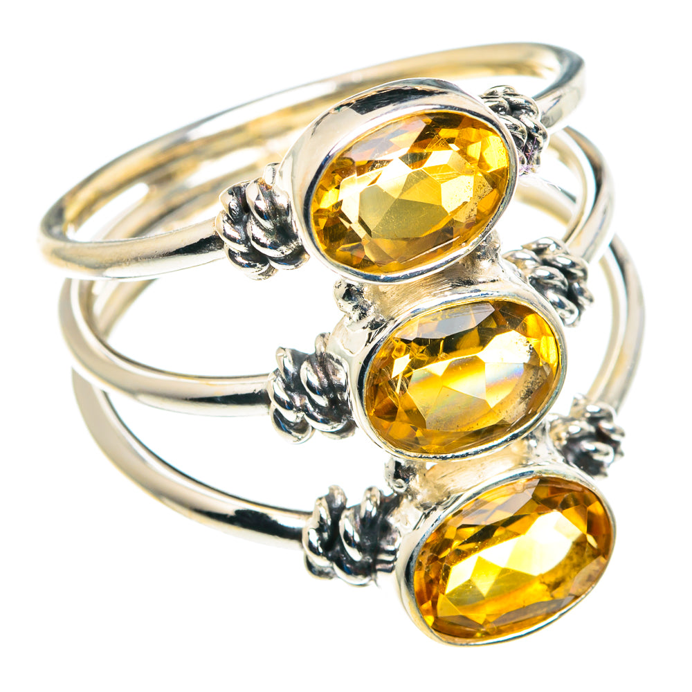 Citrine Rings handcrafted by Ana Silver Co - RING89490