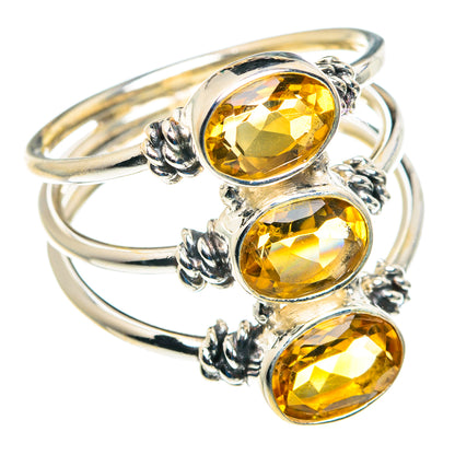 Citrine Rings handcrafted by Ana Silver Co - RING89490