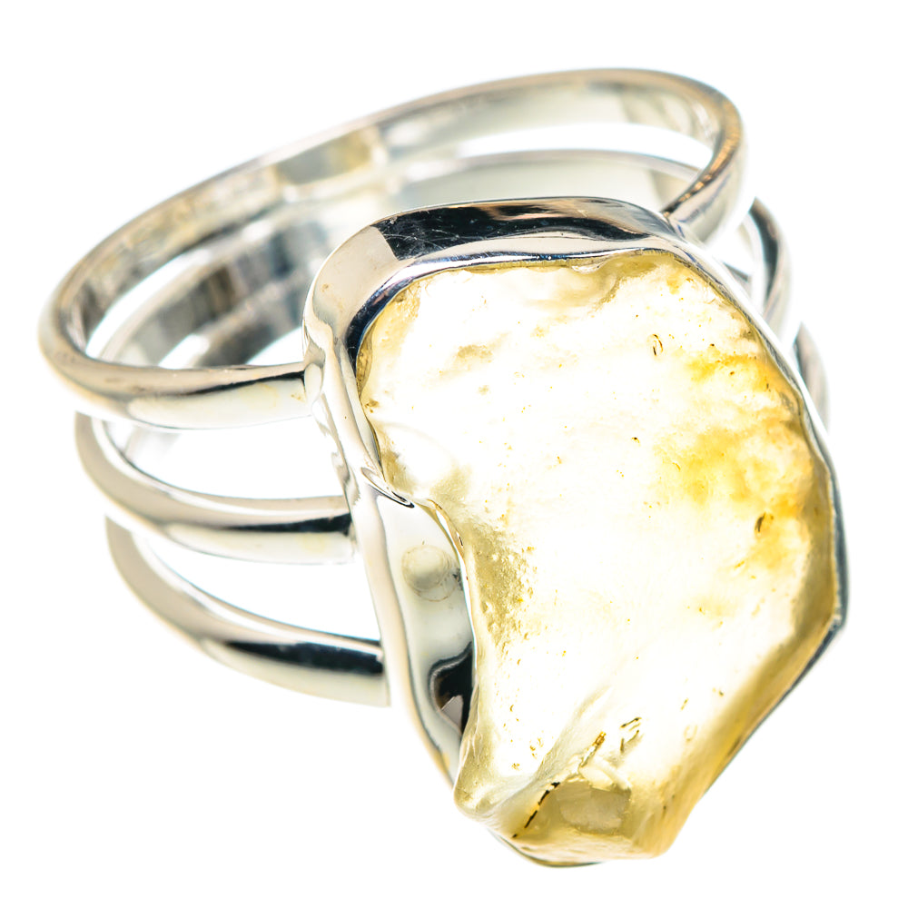 Libyan Glass Rings handcrafted by Ana Silver Co - RING89492 - Photo 2