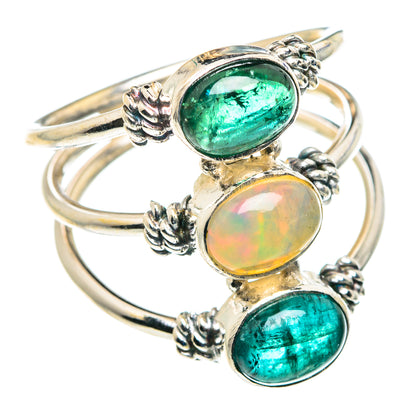 Ethiopian Opal Rings handcrafted by Ana Silver Co - RING89506