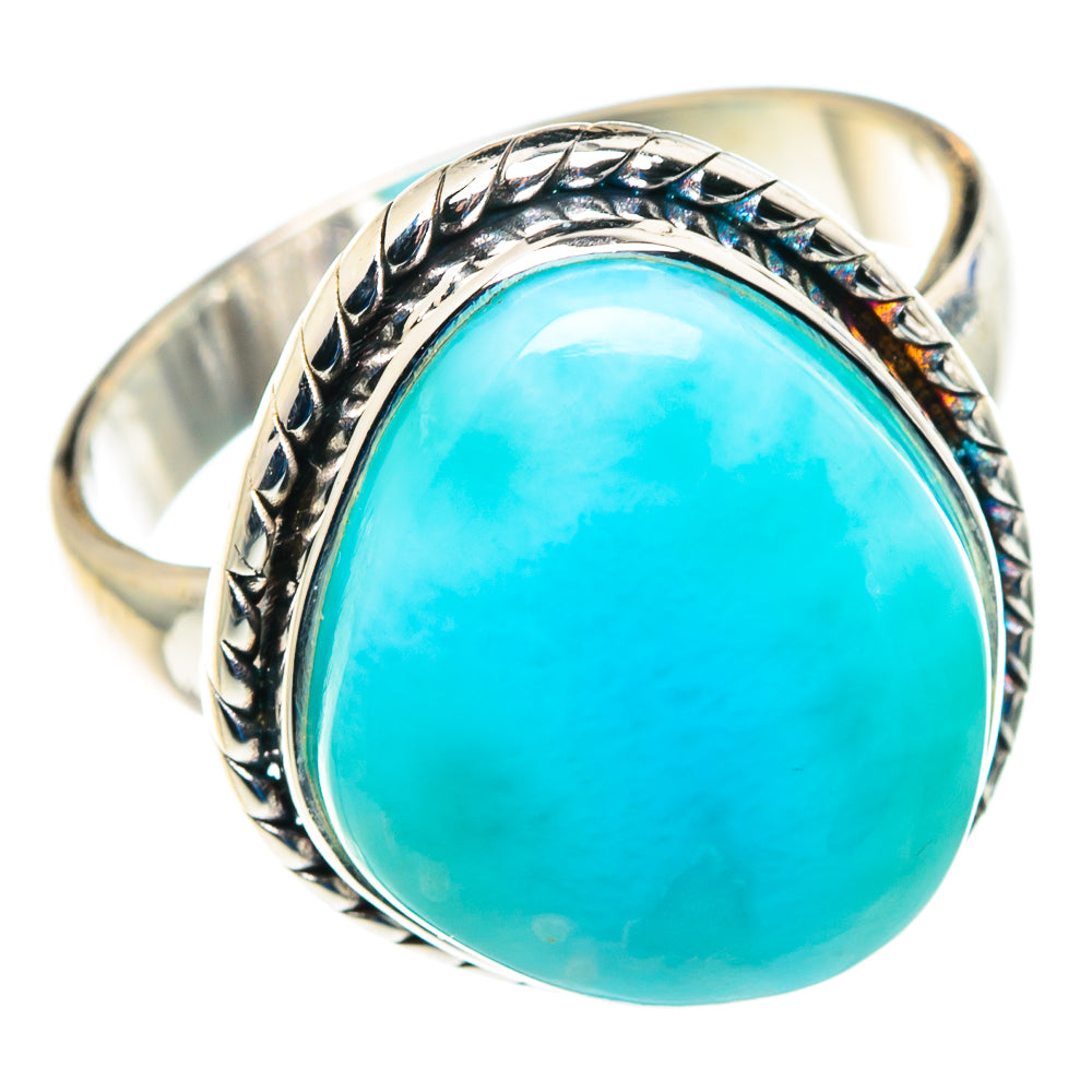Larimar Rings handcrafted by Ana Silver Co - RING89513