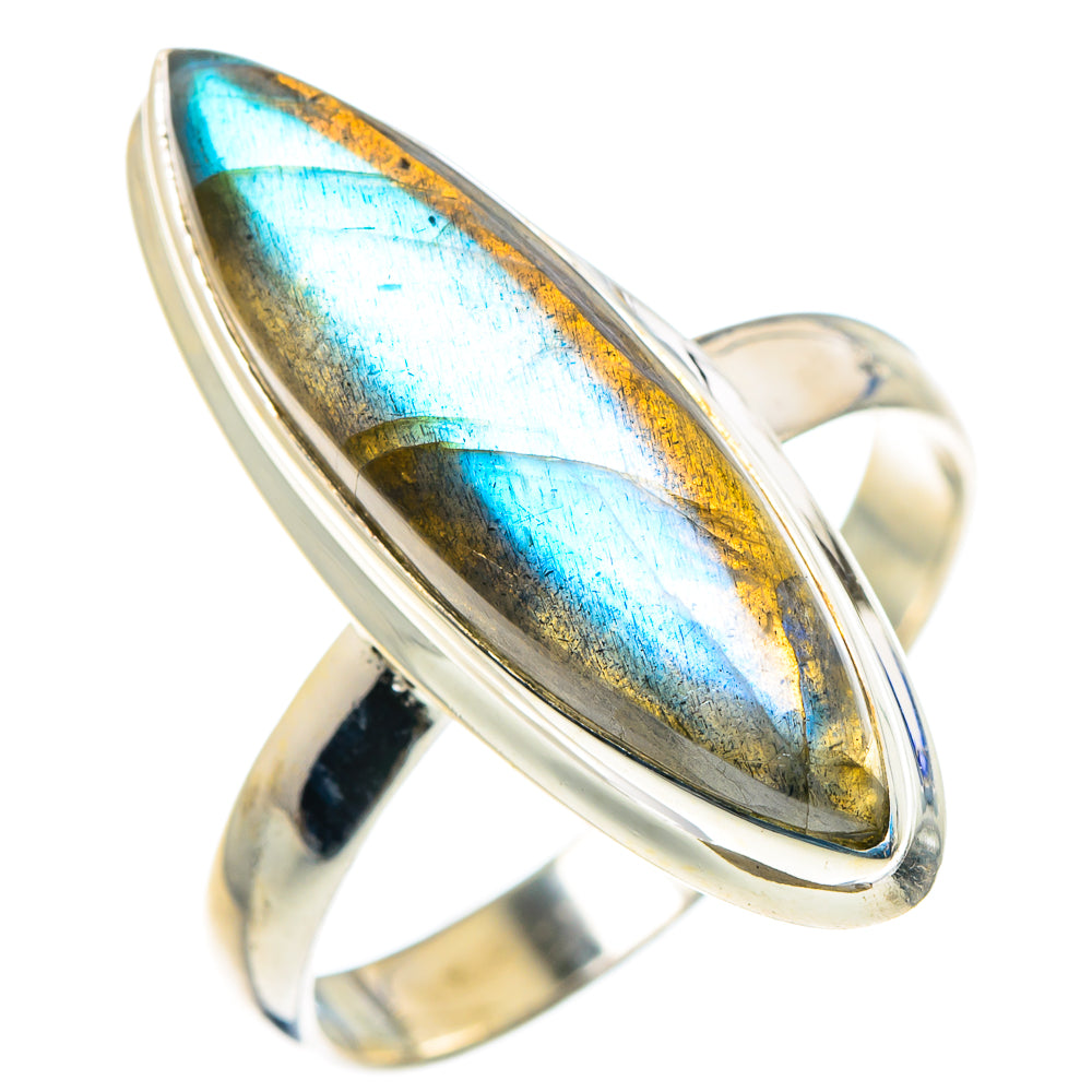 Labradorite Rings handcrafted by Ana Silver Co - RING89515