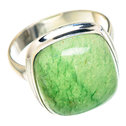 Green Aventurine Rings handcrafted by Ana Silver Co - RING89519