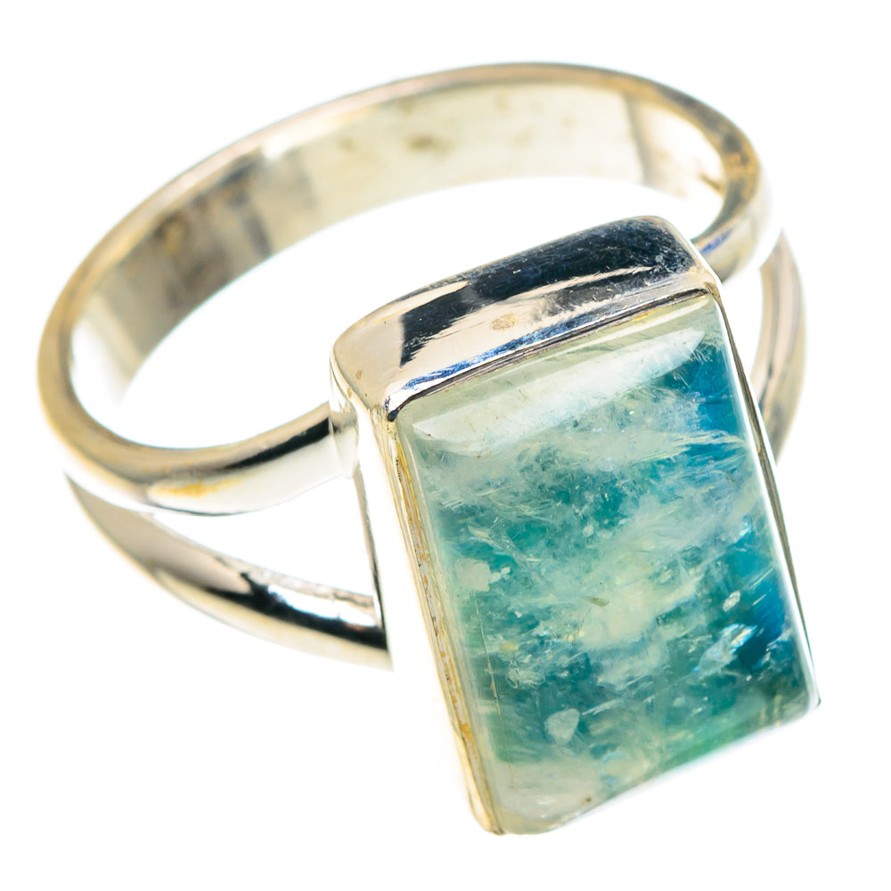 Rainbow Moonstone Rings handcrafted by Ana Silver Co - RING89520