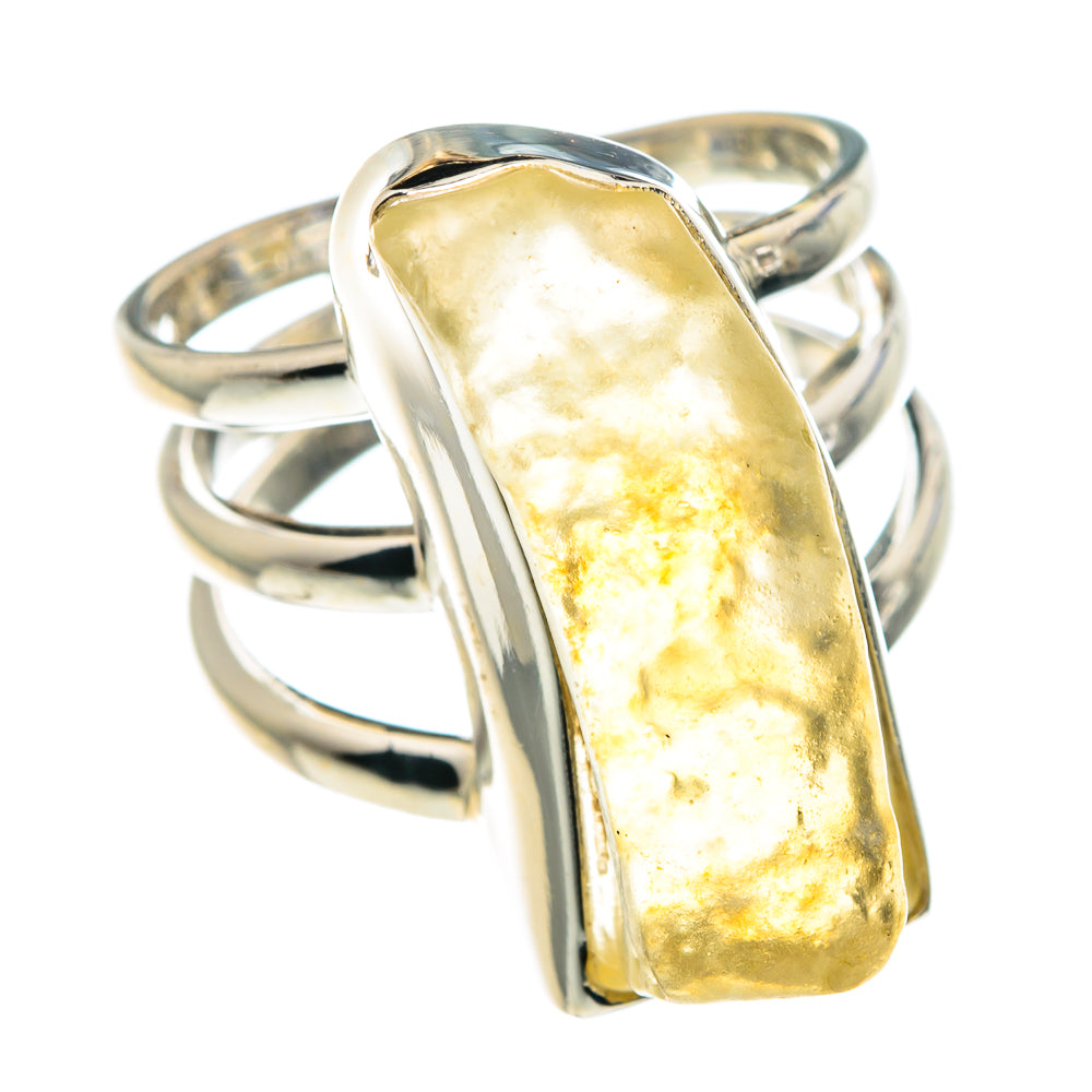 Libyan Glass Rings handcrafted by Ana Silver Co - RING89522