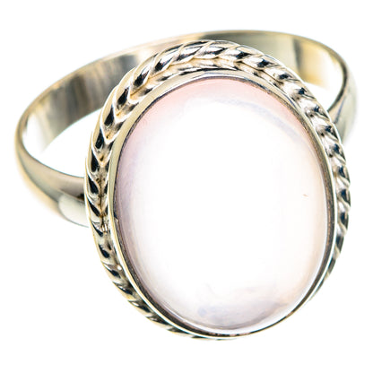 Rose Quartz Rings handcrafted by Ana Silver Co - RING89526
