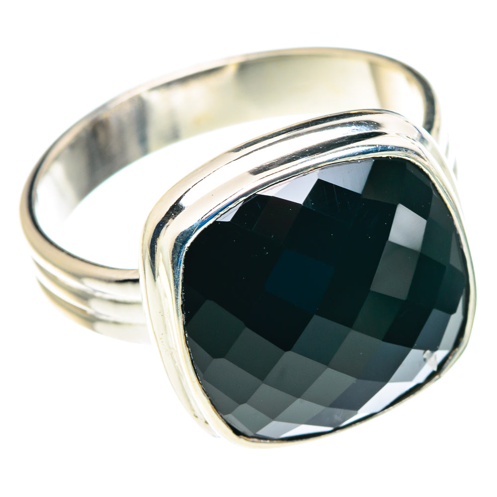 Black Onyx Rings handcrafted by Ana Silver Co - RING89531 - Photo 2