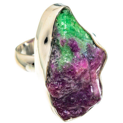 Ruby Zoisite Rings handcrafted by Ana Silver Co - RING89534