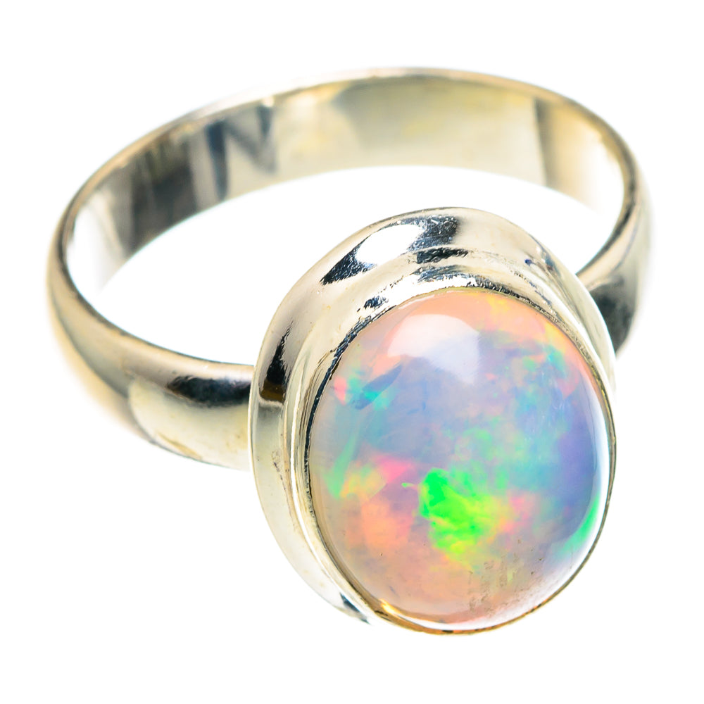 Ethiopian Opal Rings handcrafted by Ana Silver Co - RING89535