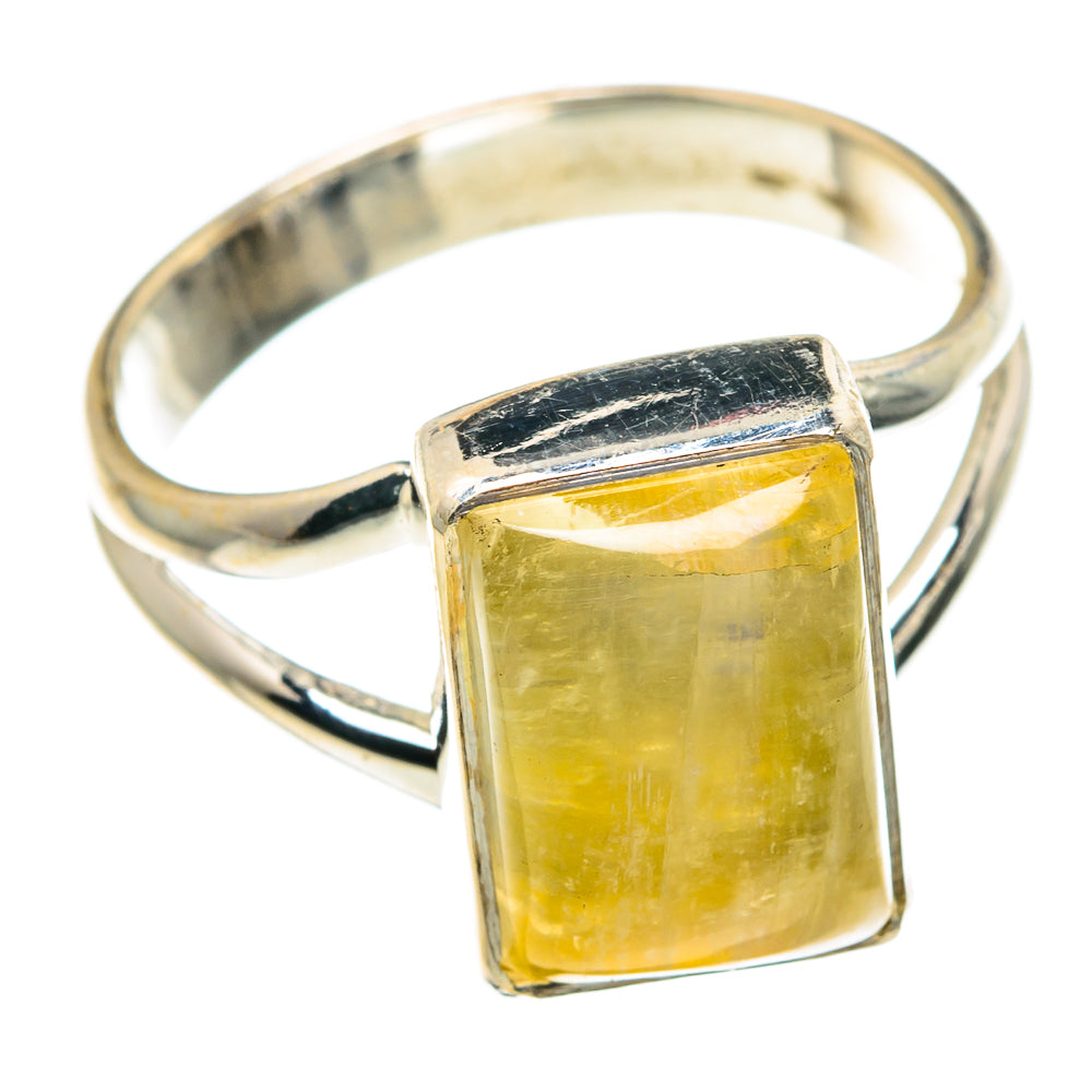 Yellow Moonstone Rings handcrafted by Ana Silver Co - RING89537