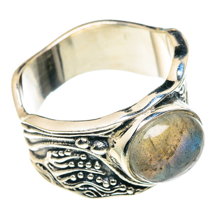 Labradorite Rings handcrafted by Ana Silver Co - RING89543