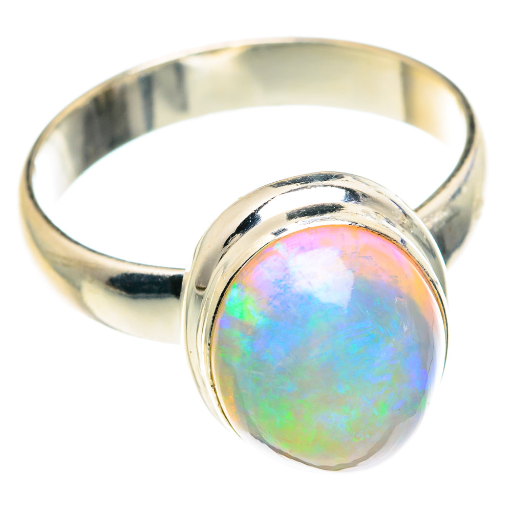 Ethiopian Opal Rings handcrafted by Ana Silver Co - RING89564
