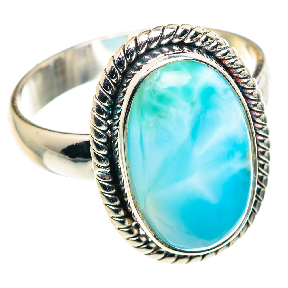 Larimar Rings handcrafted by Ana Silver Co - RING89571