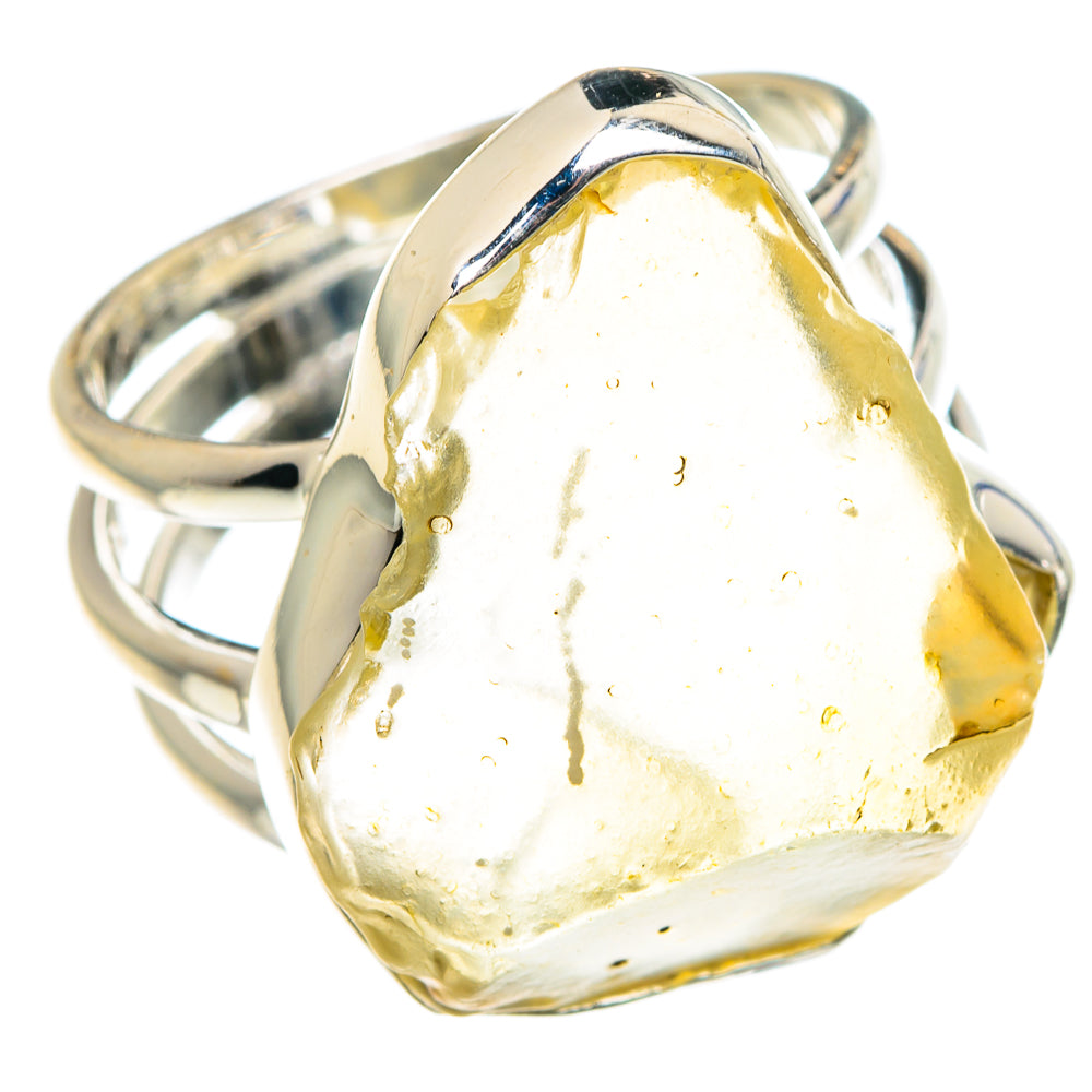 Libyan Glass Rings handcrafted by Ana Silver Co - RING89581 - Photo 2