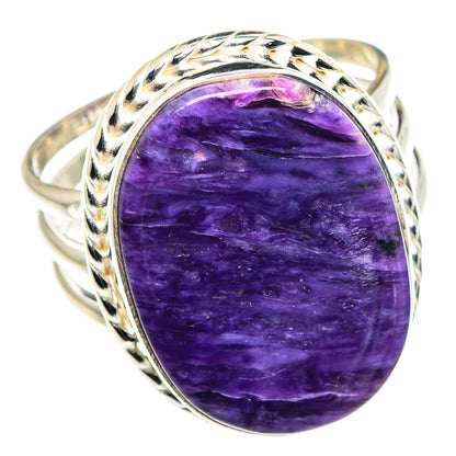 Charoite Rings handcrafted by Ana Silver Co - RING89586