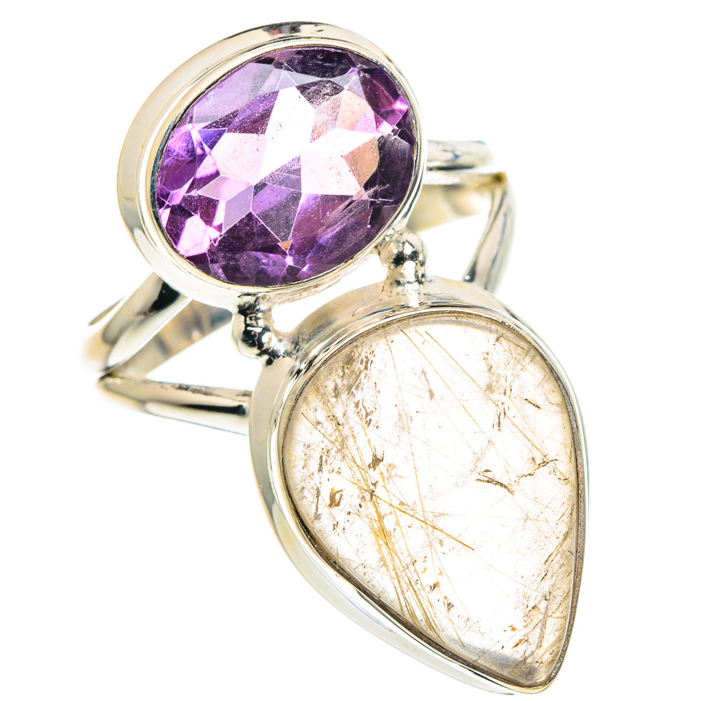 Rose Quartz Rings handcrafted by Ana Silver Co - RING89601