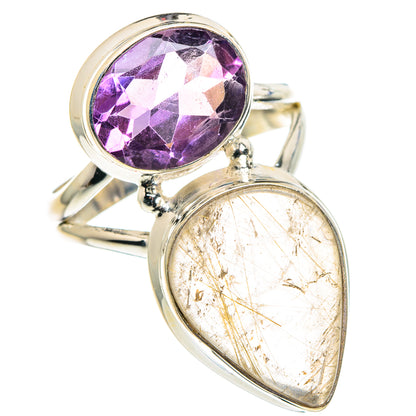 Rose Quartz Rings handcrafted by Ana Silver Co - RING89601