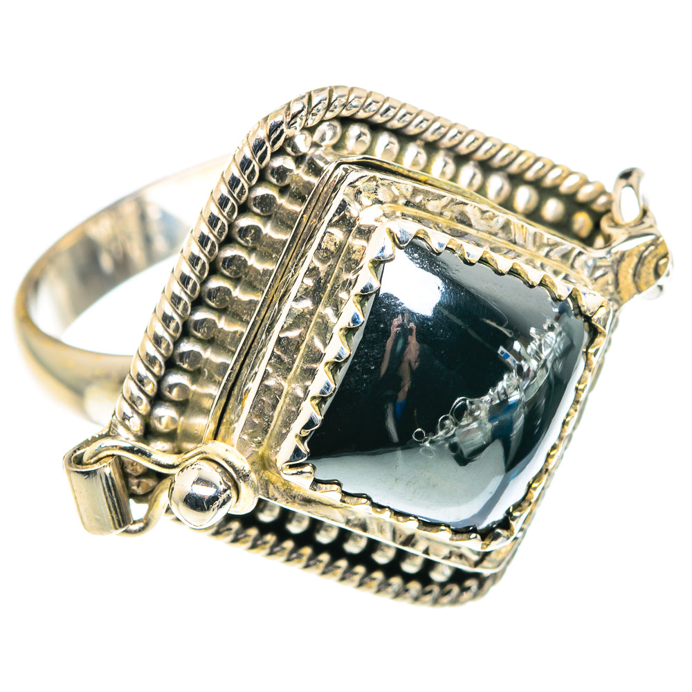 Hematite Rings handcrafted by Ana Silver Co - RING89603
