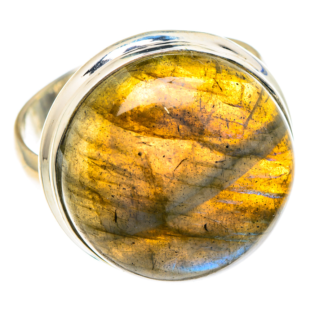 Labradorite Rings handcrafted by Ana Silver Co - RING89606